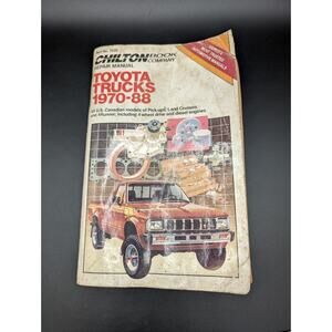 Chilton's Repair Manual Book Toyota Trucks 1970-88 Part No. 7035 4WD Diesel READ